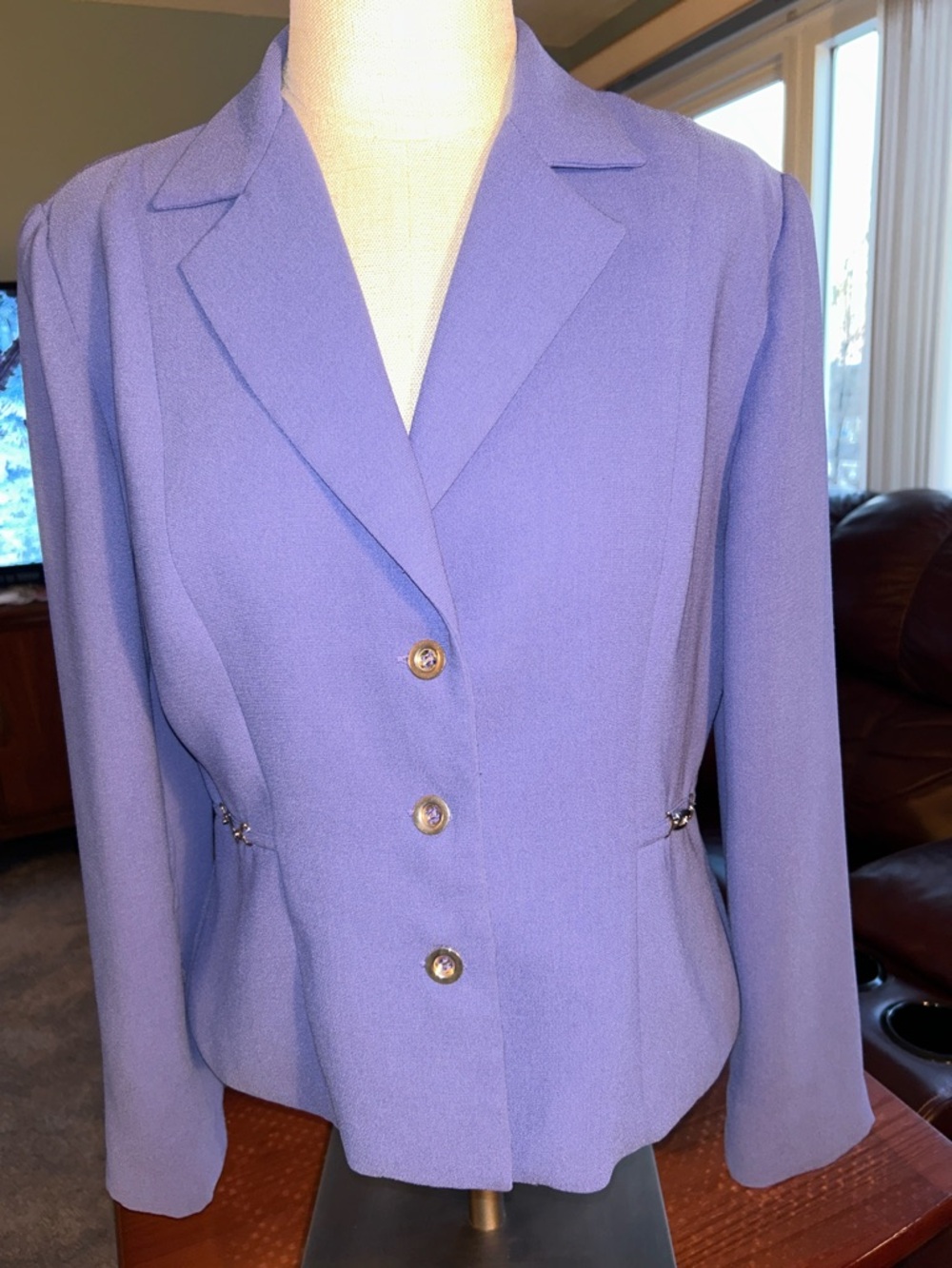 Vintage Studio I - Periwinkle Tailored Blazer Jacket Women’s Size 10